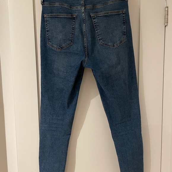 Topshop Jamie Jeans - Blue - Picture 2 of 2